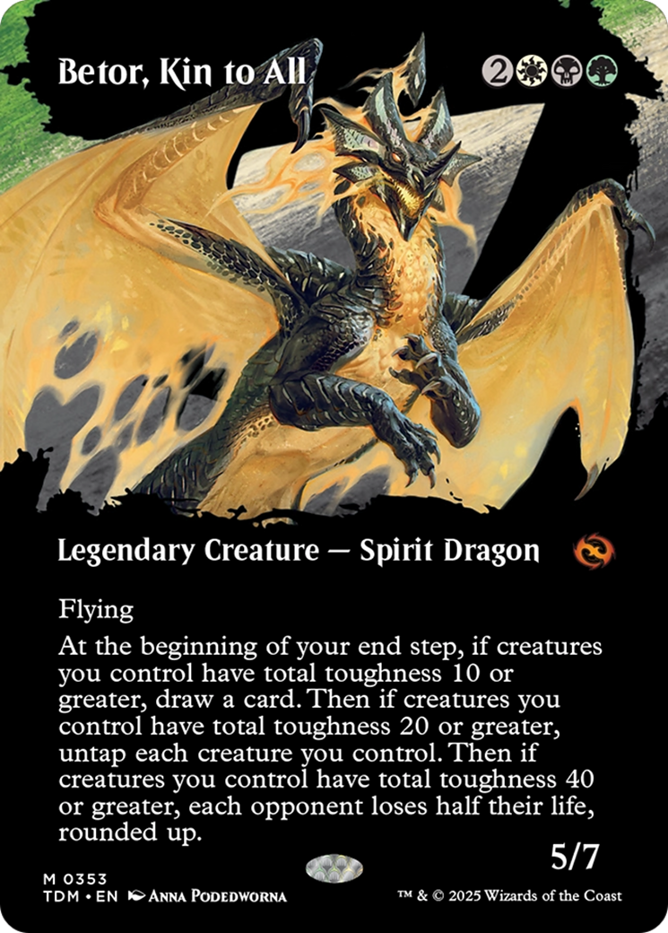 Betor, Kin to All (Borderless) [Tarkir: Dragonstorm] | Odin's Place