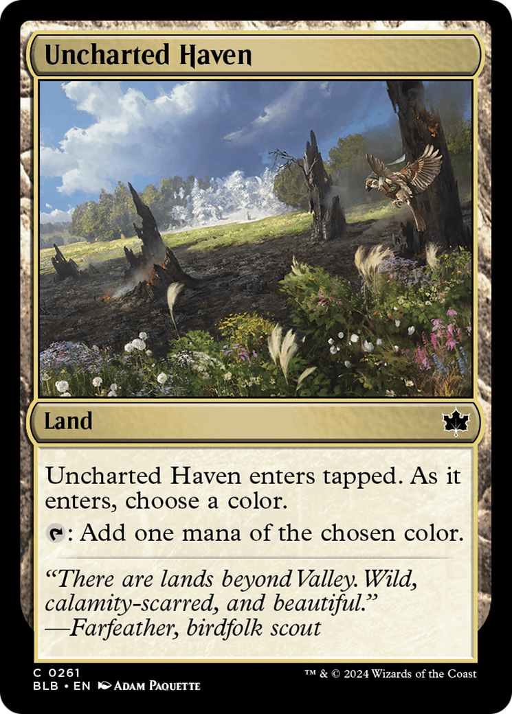Uncharted Haven [Bloomburrow] | Odin's Place