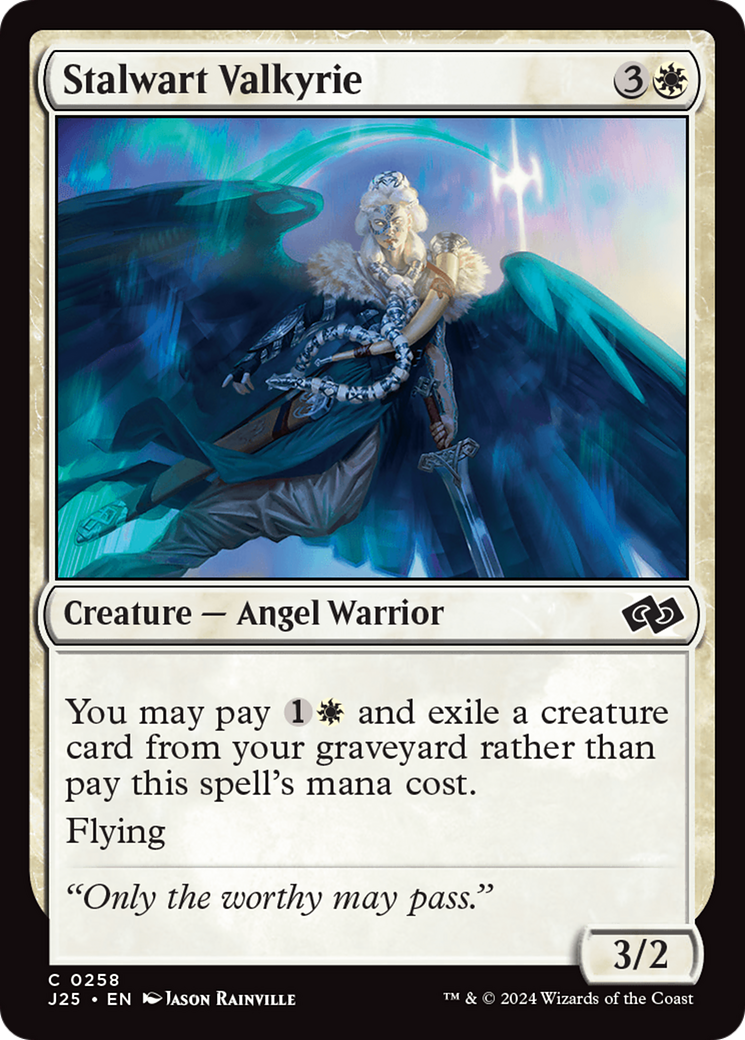 Stalwart Valkyrie [Foundations Jumpstart] | Odin's Place