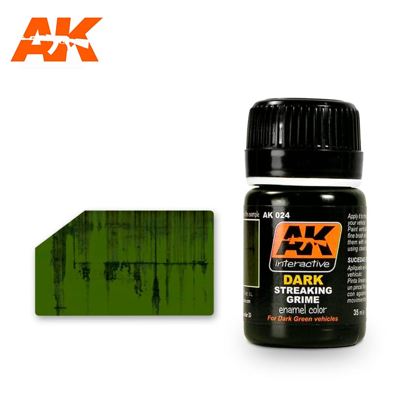 AK Interactive Dark Streaking Grime Weathering Finish | Odin's Place