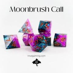 NTSD Sharp-Edged Dice in Test Tube, Assorted Styles | Odin's Place