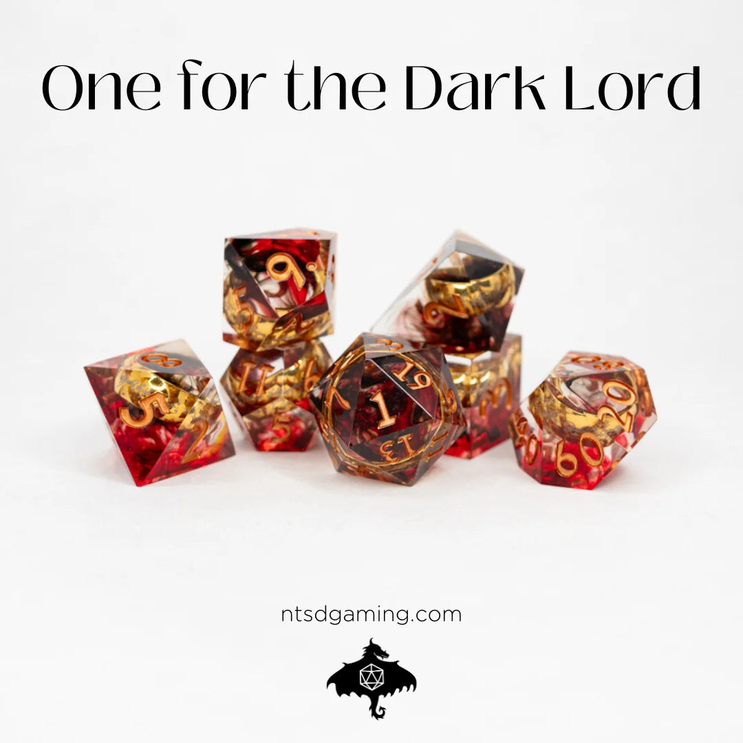 NTSD Sharp-Edged Dice in Test Tube, Assorted Styles | Odin's Place