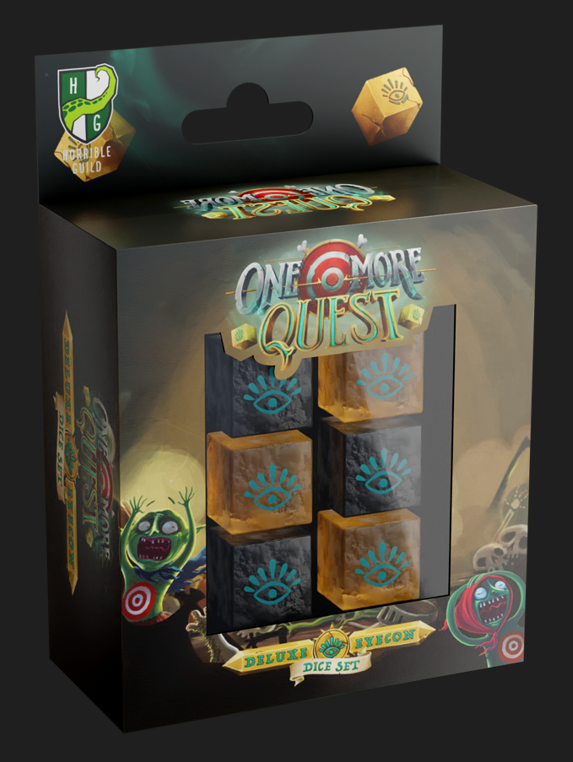DNR - One More Quest D6 Dice Set: Deluxe Eyecon | Odin's Place
