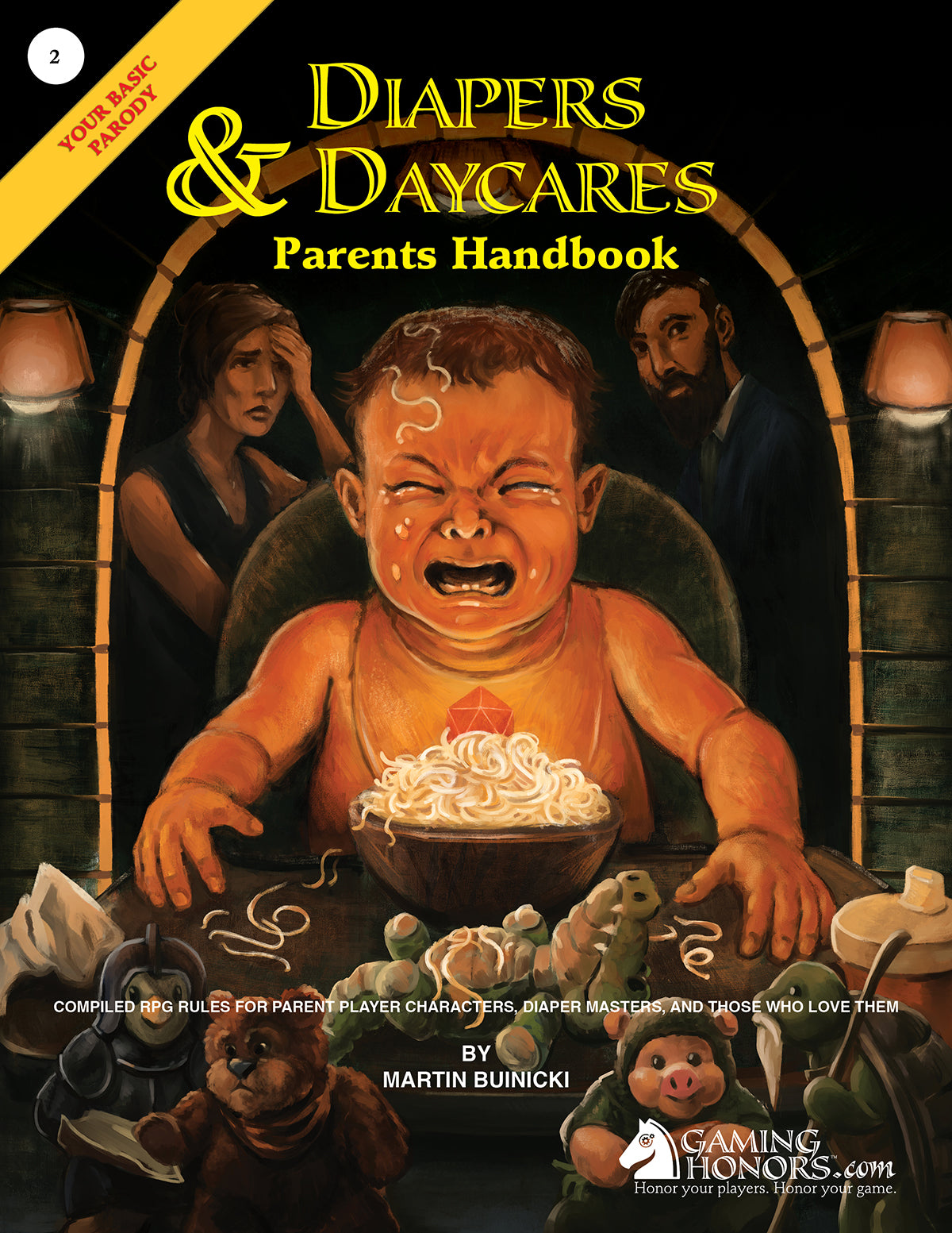 Gaming Honors RPG: Diapers & Daycare: Parents Handbook, Your Basic Parody (5E) | Odin's Place