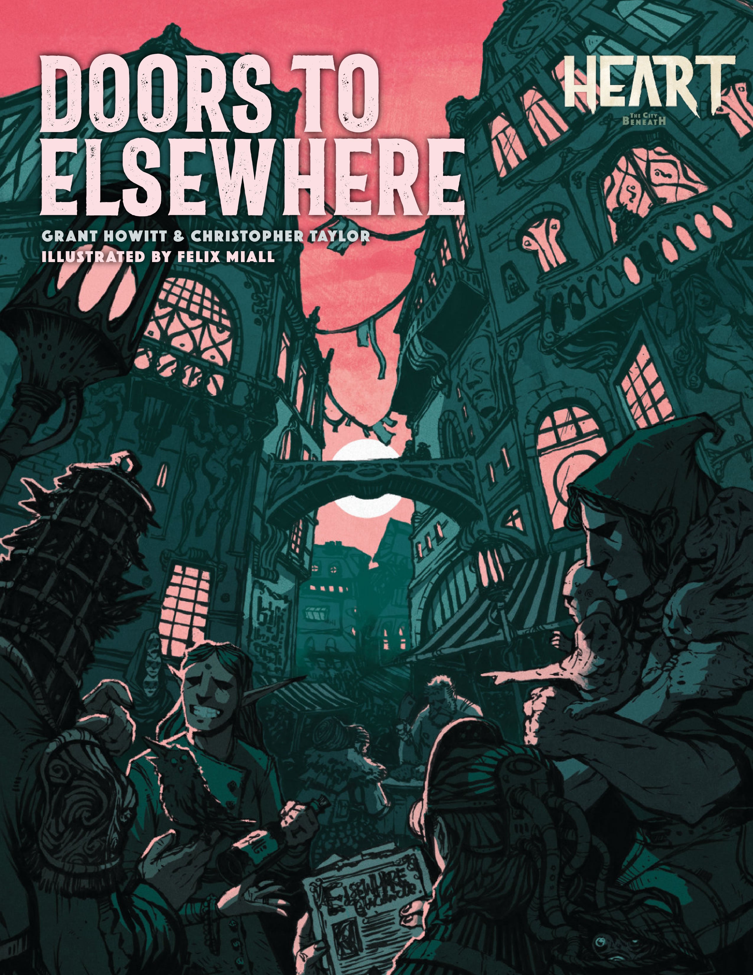 Heart RPG: The City Beneath - Doors to Elsewhere (New Printing) | Odin's Place
