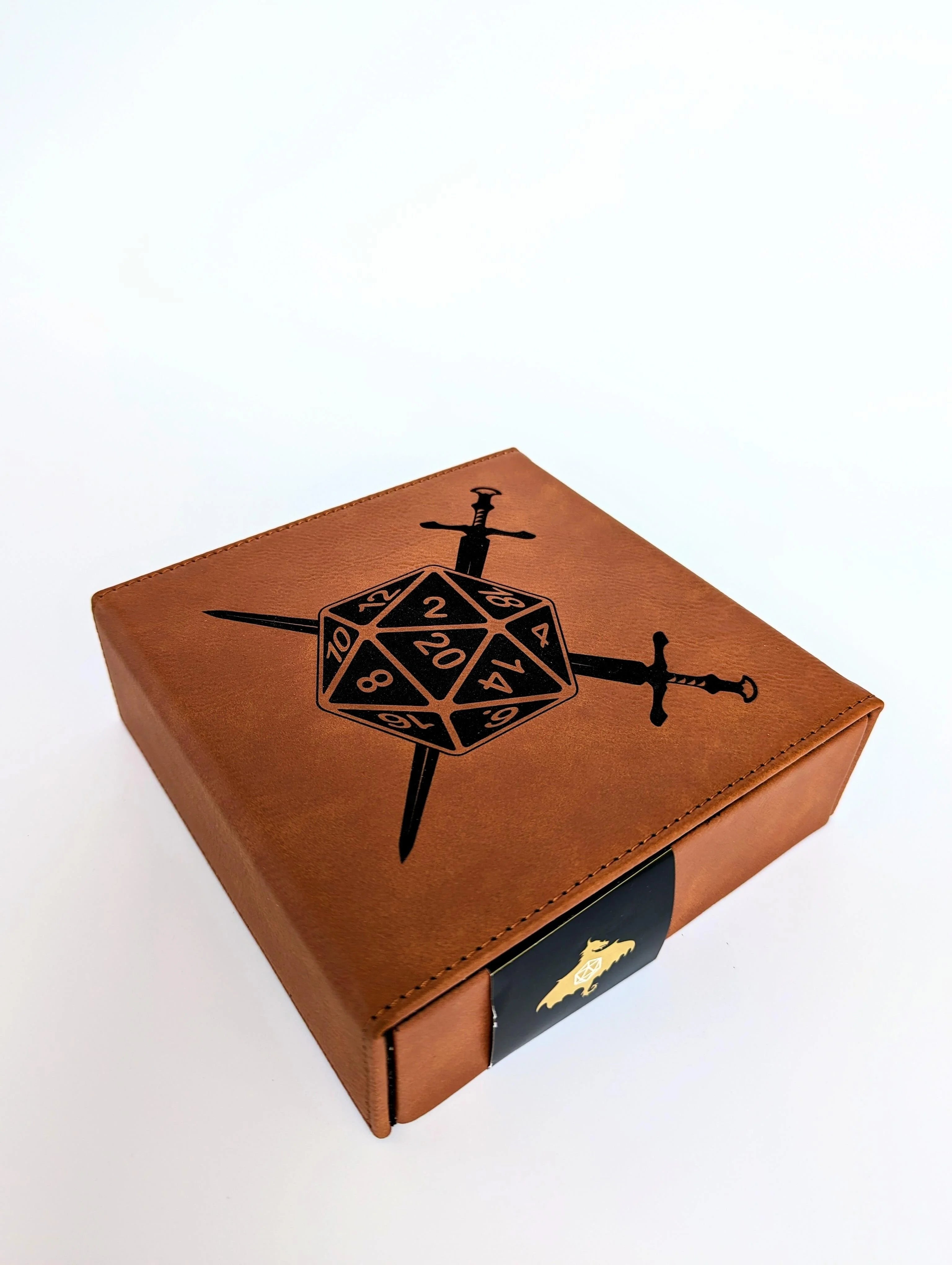 NTSD Gaming Vegan Leather Dice Box, Assorted Styles | Odin's Place