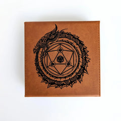 NTSD Gaming Vegan Leather Dice Box, Assorted Styles | Odin's Place