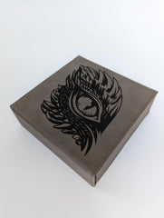 NTSD Gaming Vegan Leather Dice Box, Assorted Styles | Odin's Place