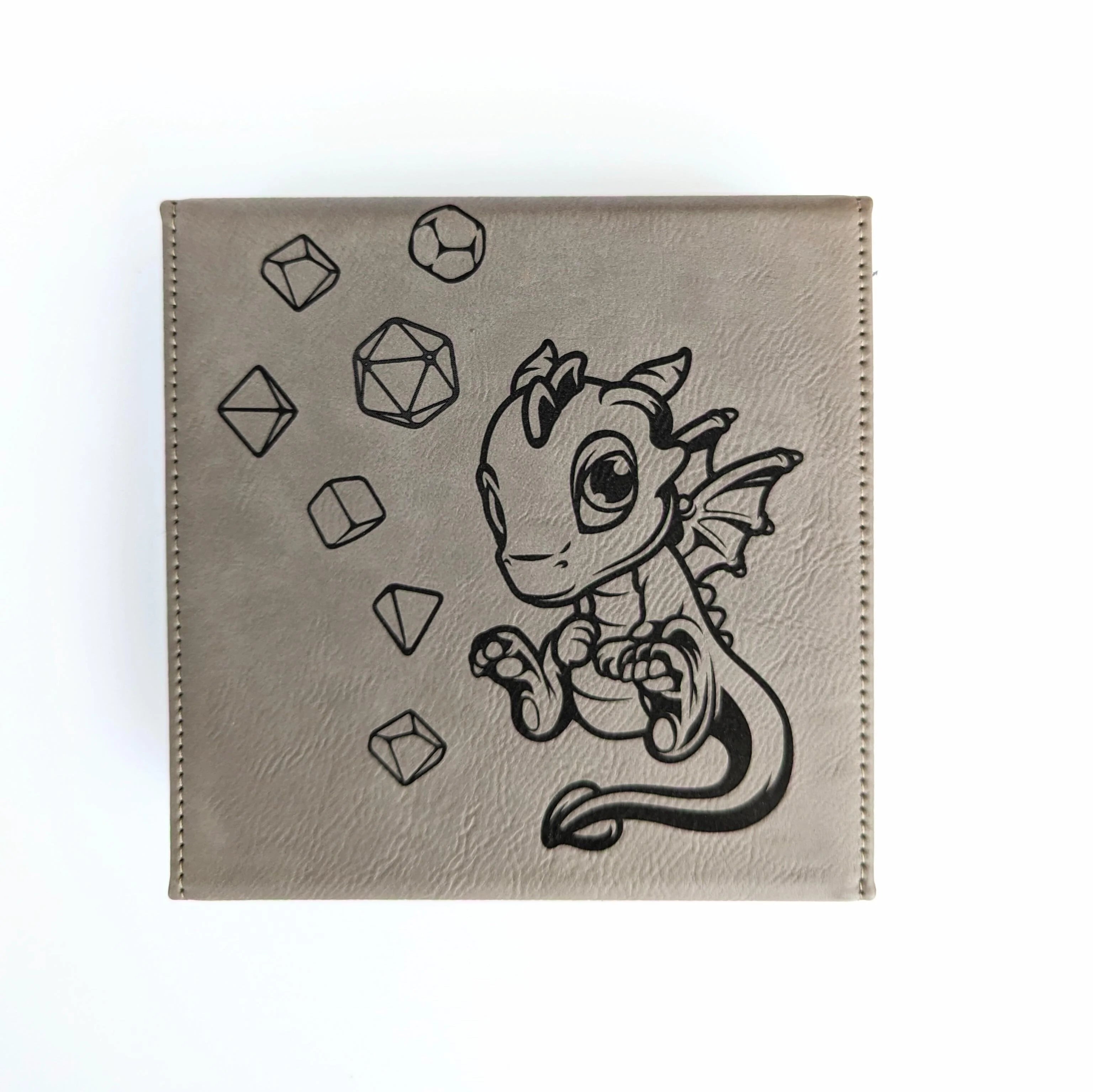 NTSD Gaming Vegan Leather Dice Box, Assorted Styles | Odin's Place