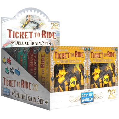 Ticket To Ride: 20th Anniversary Deluxe Train Set Display - Red | Odin's Place