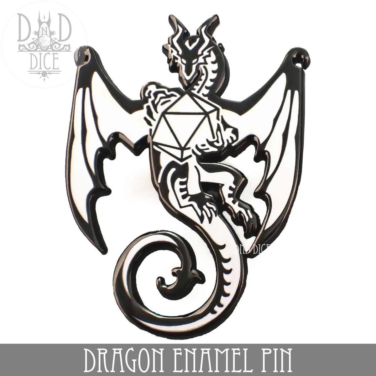 DND Dice Dragon Pin | Odin's Place