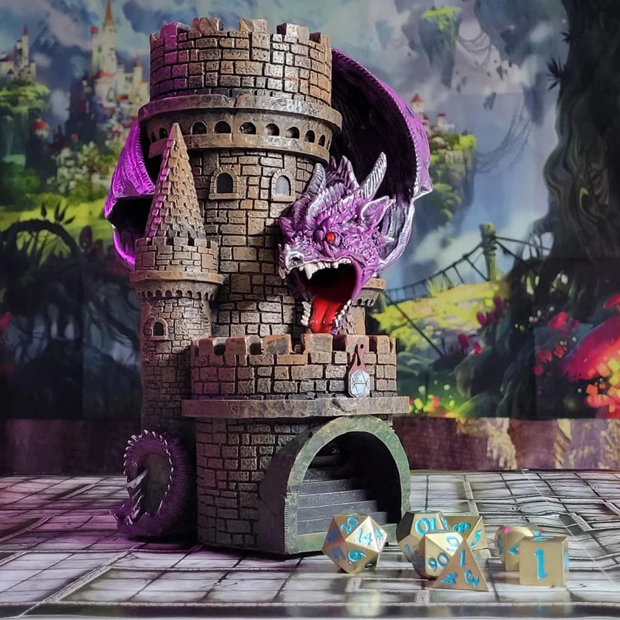 Forged Gaming Purple Dragon Dice Tower | Odin's Place