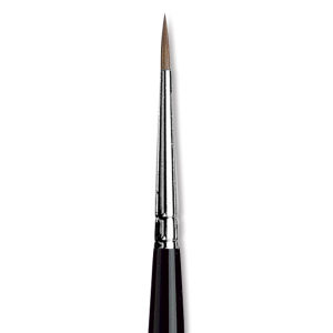 Da Vinci Watercolor Series 10 Maestro Kolinsky Sable Brush - Round, Short Handle, Size 1 | Odin's Place