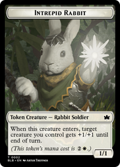 Wall // Intrepid Rabbit Double-Sided Token [Bloomburrow Tokens] | Odin's Place