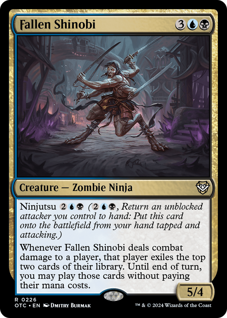 Fallen Shinobi [Outlaws of Thunder Junction Commander] | Odin's Place