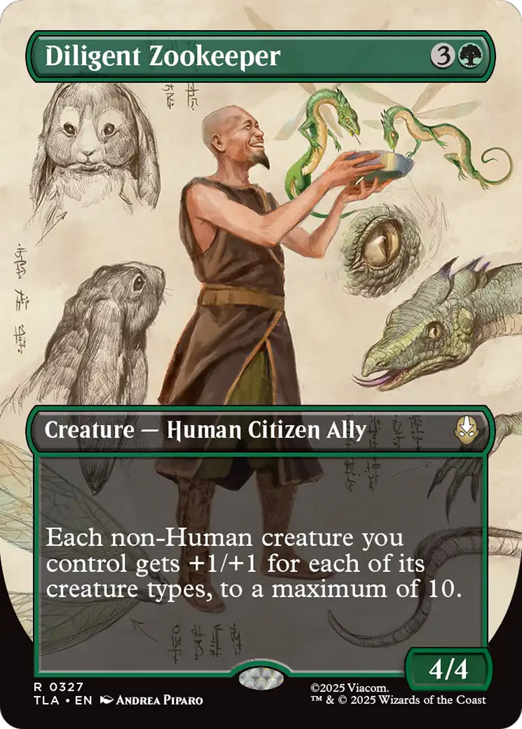 Diligent Zookeeper (Borderless) [Avatar: The Last Airbender] | Odin's Place