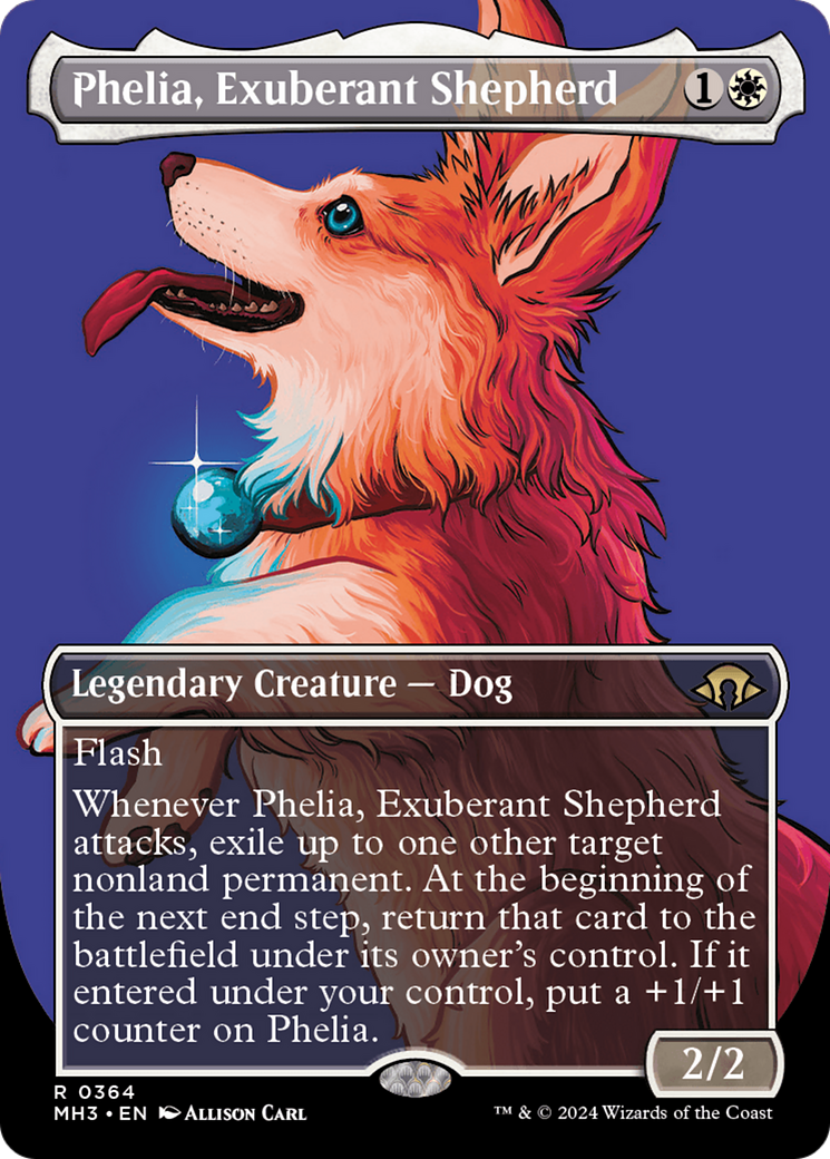Phelia, Exuberant Shepherd (Borderless) [Modern Horizons 3] | Odin's Place