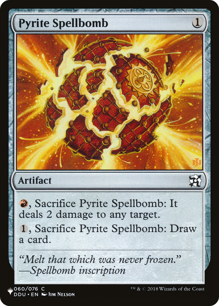 Pyrite Spellbomb [The List] | Odin's Place