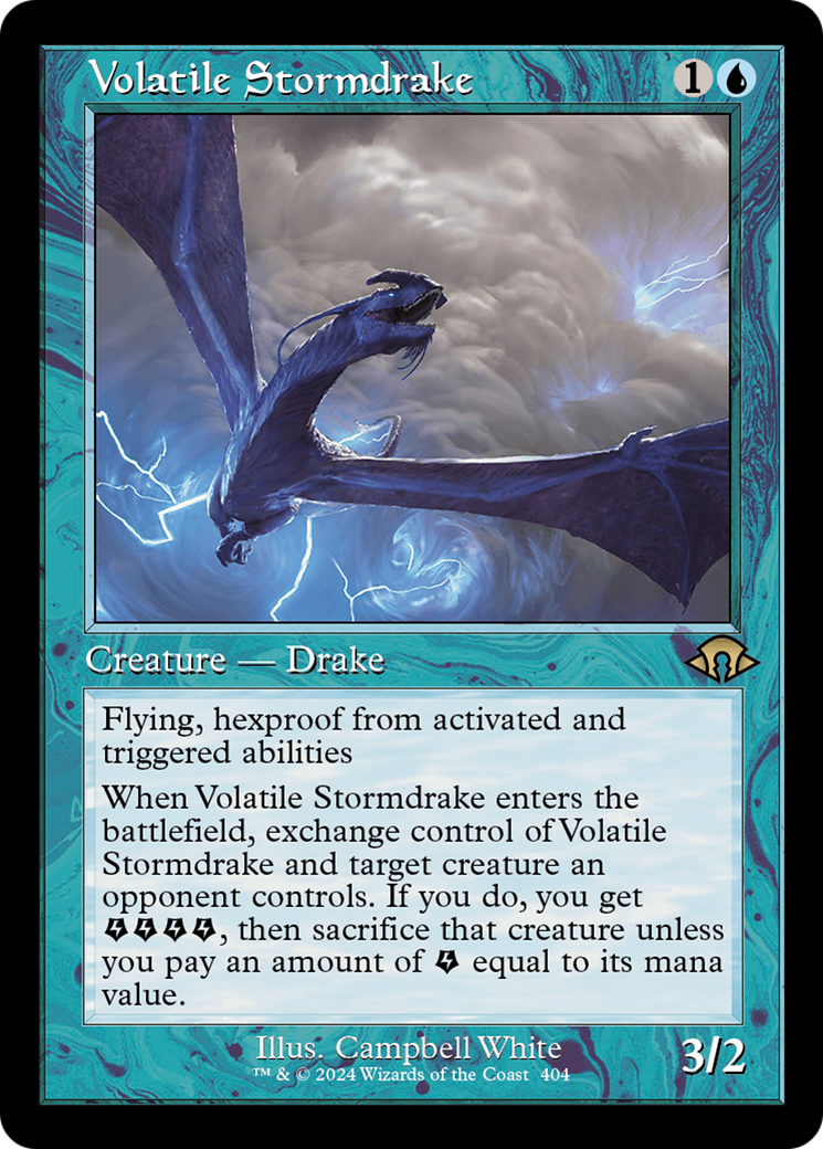 Volatile Stormdrake (Retro) [Modern Horizons 3] | Odin's Place