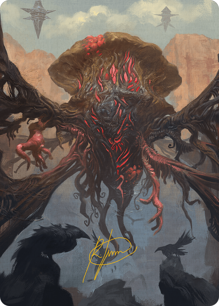 Inversion Behemoth Art Card (Gold-Stamped Signature) [Modern Horizons 3 Art Series] | Odin's Place
