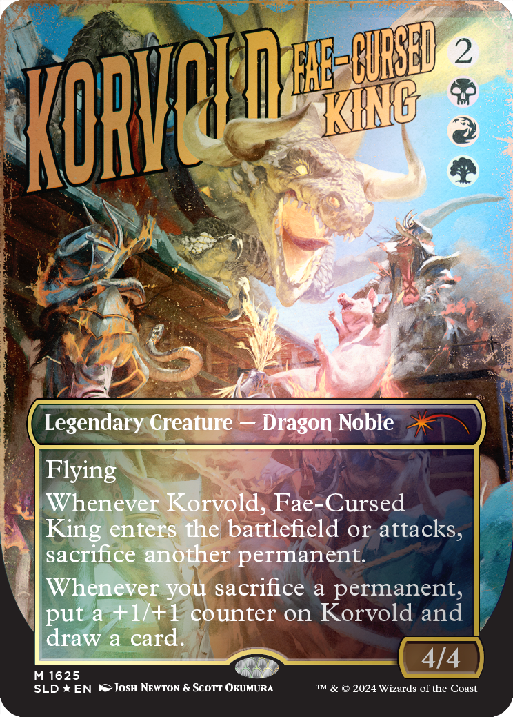Korvold, Fae-Cursed King (Rainbow Foil) [Secret Lair Drop Series] | Odin's Place