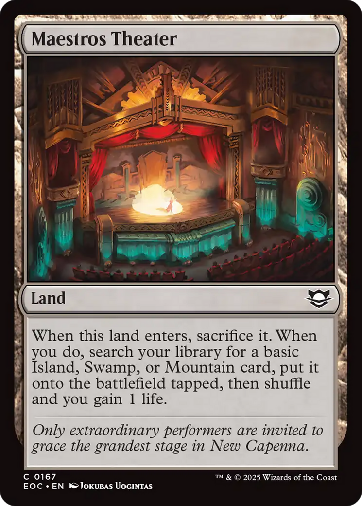 Maestros Theater [Edge of Eternities Commander] | Odin's Place