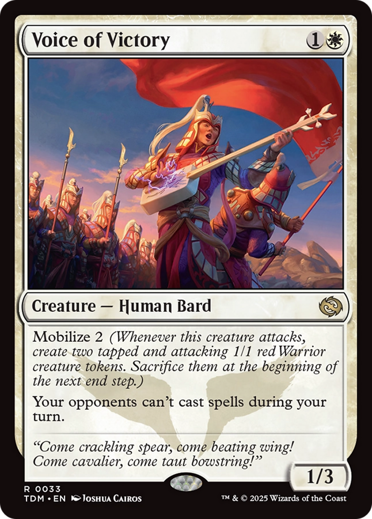 Voice of Victory [Tarkir: Dragonstorm] | Odin's Place