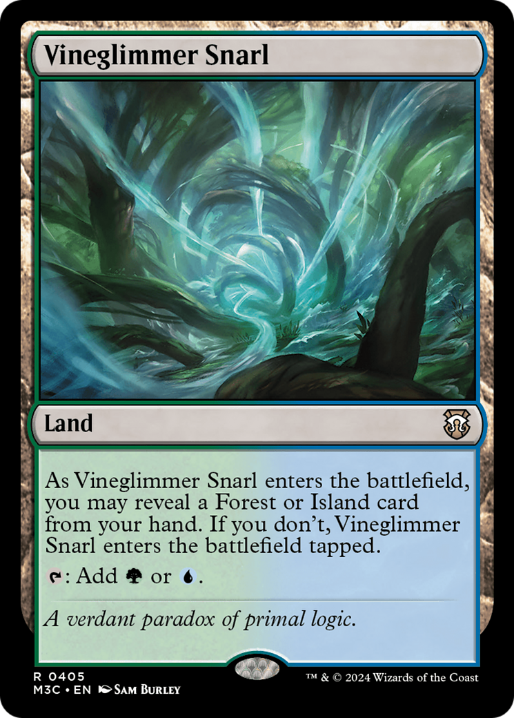 Vineglimmer Snarl (Ripple Foil) [Modern Horizons 3 Commander] | Odin's Place