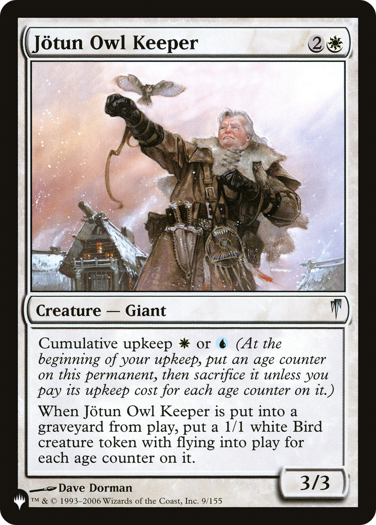 Jotun Owl Keeper [The List] | Odin's Place