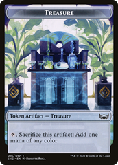 Boar // Treasure Double-Sided Token [Outlaws of Thunder Junction Commander Tokens] | Odin's Place