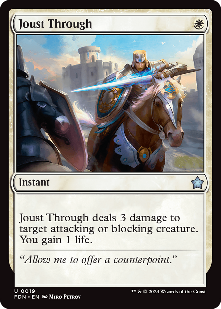 Joust Through [Foundations] | Odin's Place