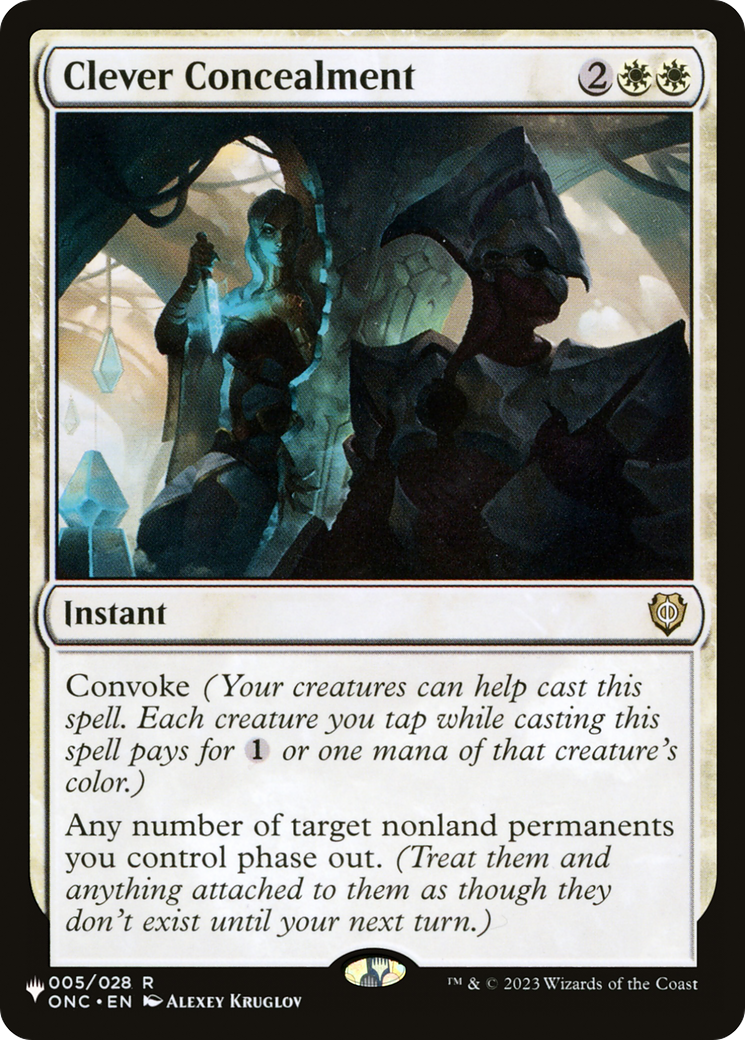 Clever Concealment [The List] | Odin's Place