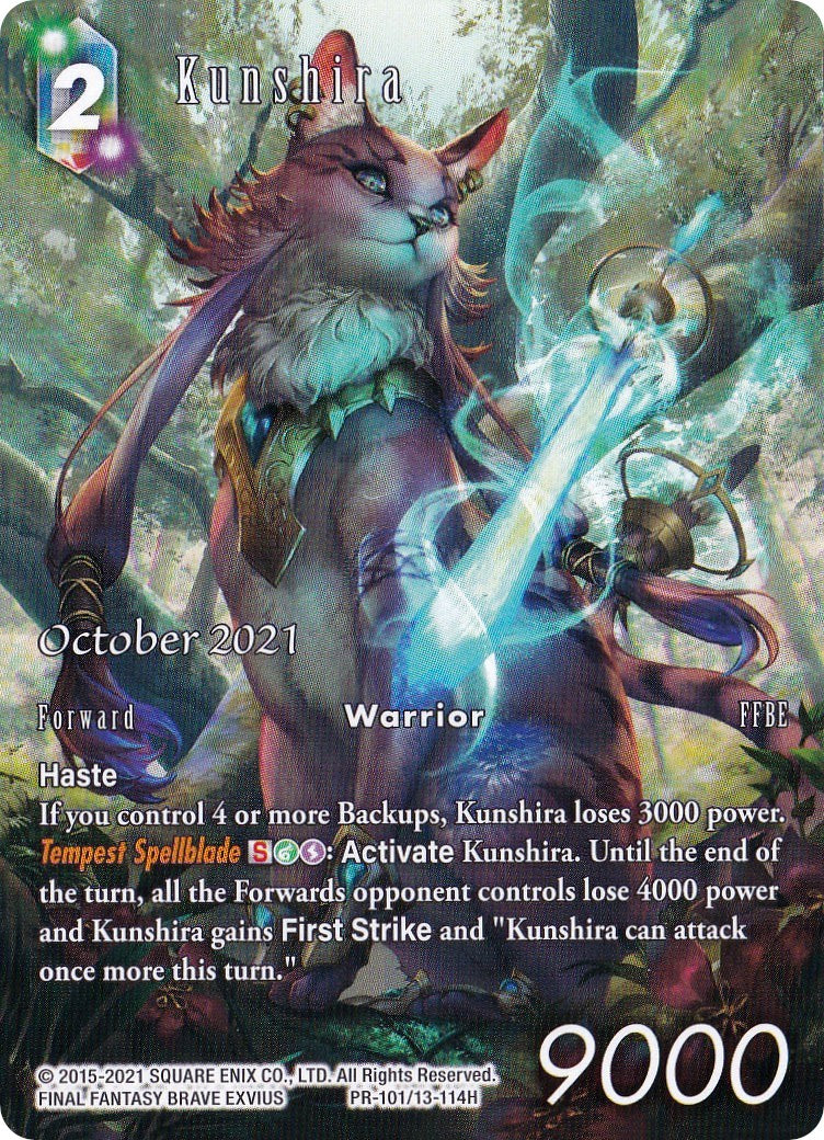 Kunshira (October 2021) [Opus XIII Promo Cards] | Odin's Place