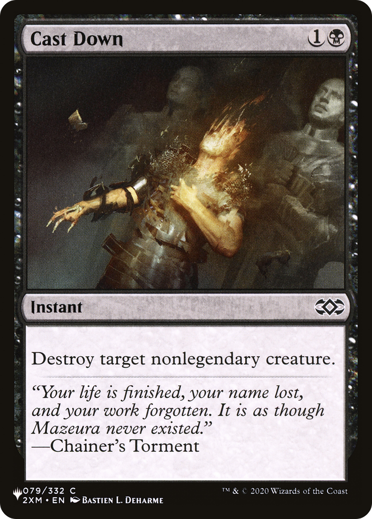 Cast Down (2XM) [The List] | Odin's Place