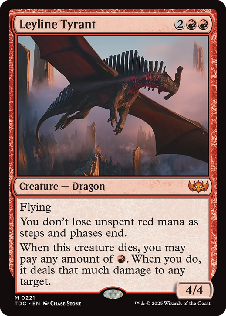 Leyline Tyrant [Tarkir: Dragonstorm Commander] | Odin's Place
