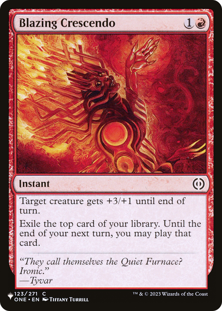 Blazing Crescendo [The List] | Odin's Place