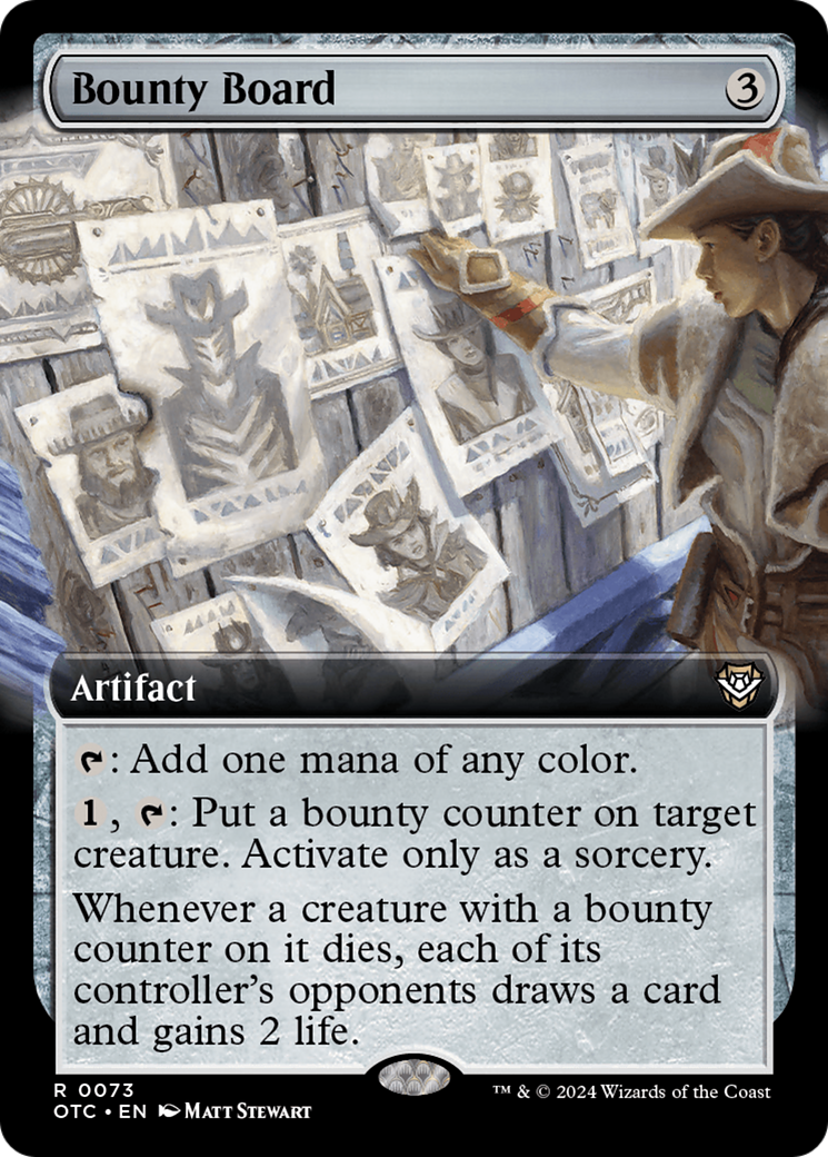 Bounty Board (Extended Art) [Outlaws of Thunder Junction Commander] | Odin's Place