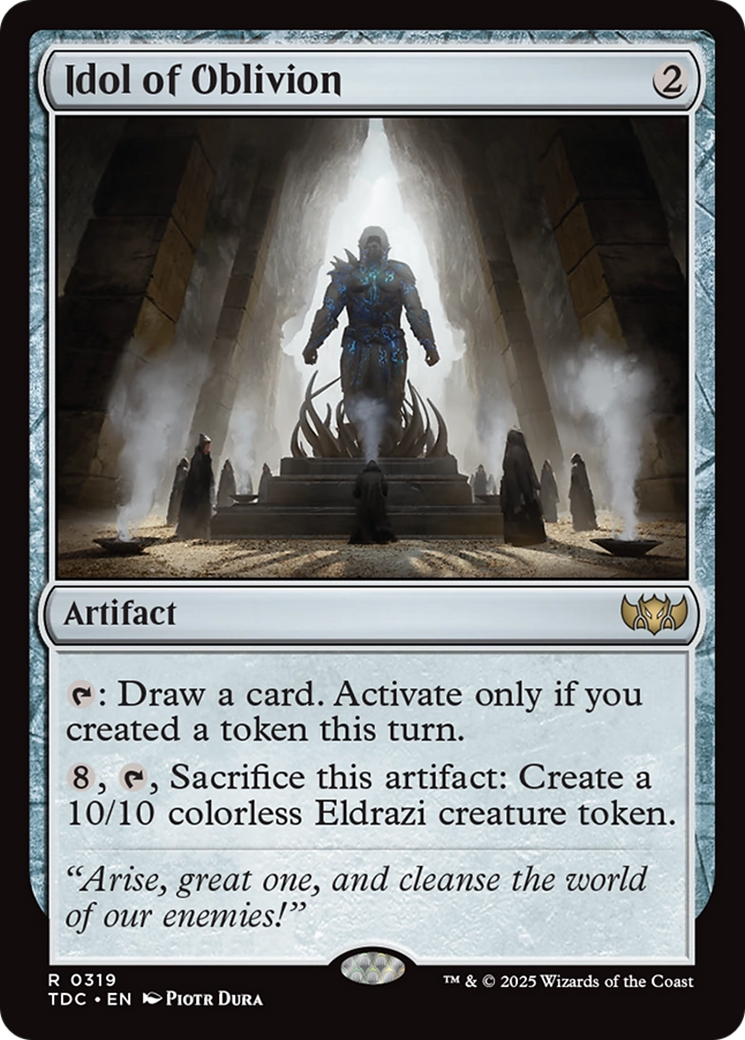 Idol of Oblivion [Tarkir: Dragonstorm Commander] | Odin's Place