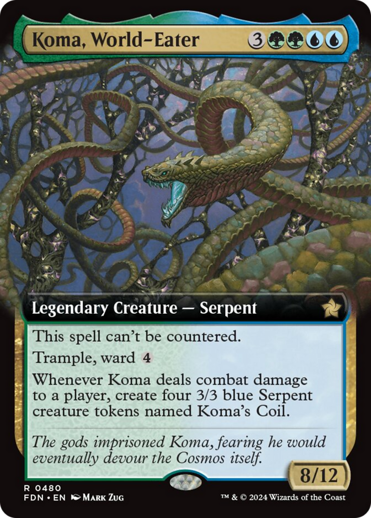 Koma, World-Eater (Extended Art) [Foundations] | Odin's Place