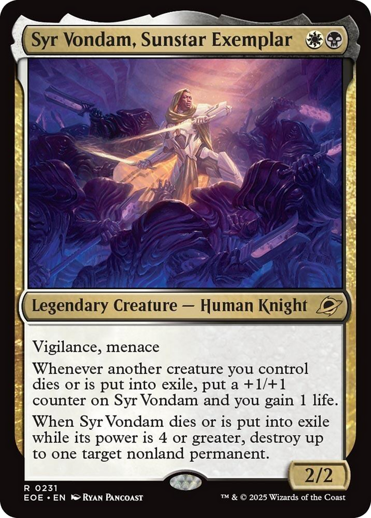 Syr Vondam, Sunstar Exemplar [Edge of Eternities] | Odin's Place