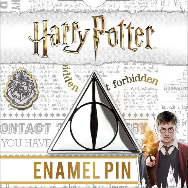 Harry Potter Deathly Hallows Enamel Pins | Odin's Place