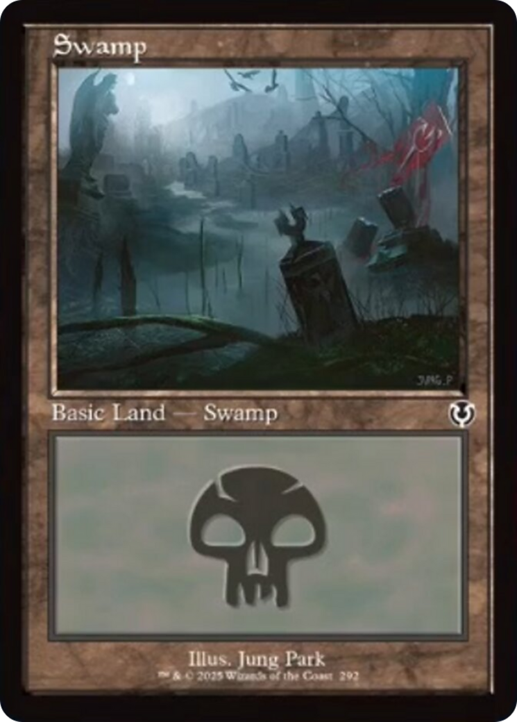 Swamp (292) (Retro Frame) [Innistrad Remastered] | Odin's Place