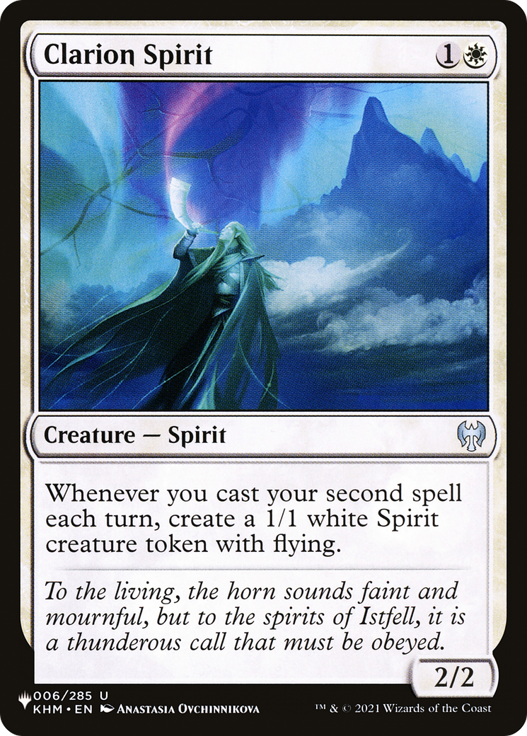 Clarion Spirit [The List] | Odin's Place