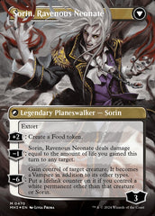Sorin of House Markov // Sorin, Ravenous Neonate (Borderless) (Textured Foil) [Modern Horizons 3] | Odin's Place