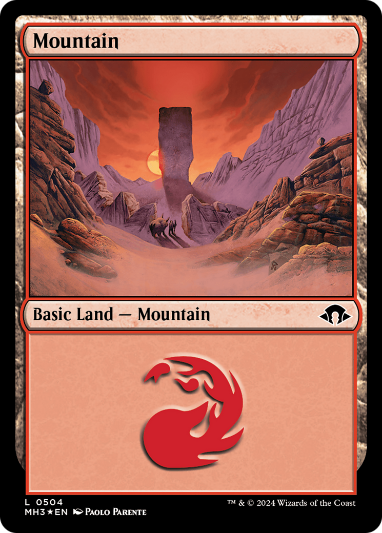Mountain (0504) (Ripple Foil) [Modern Horizons 3] | Odin's Place