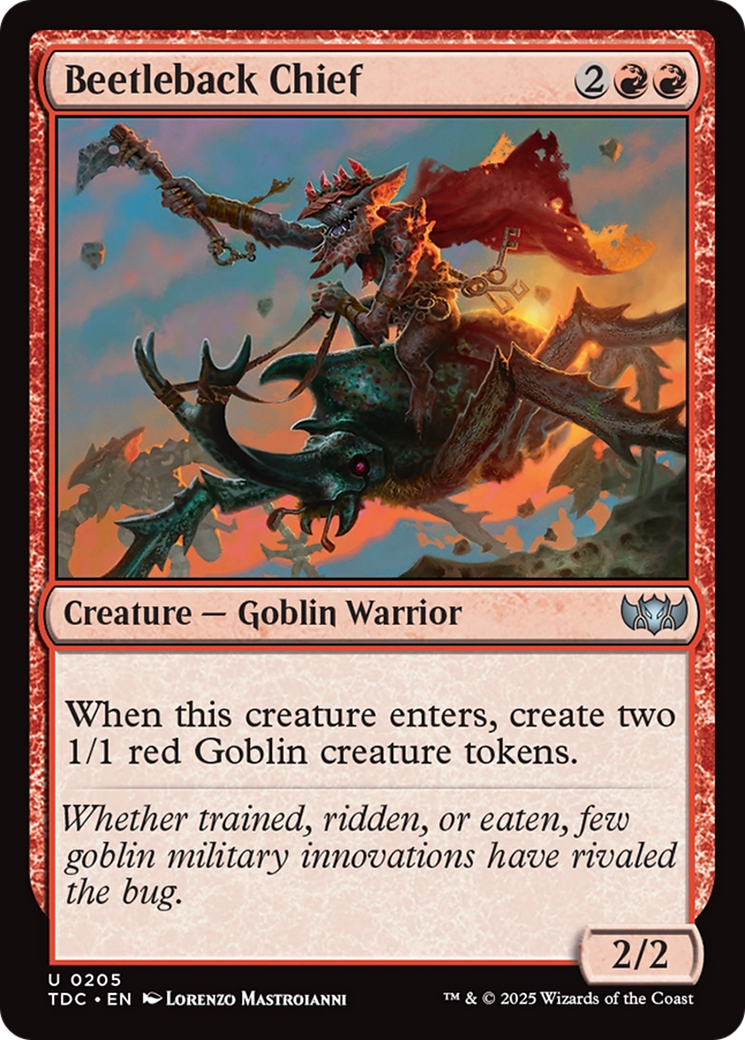 Beetleback Chief [Tarkir: Dragonstorm Commander] | Odin's Place