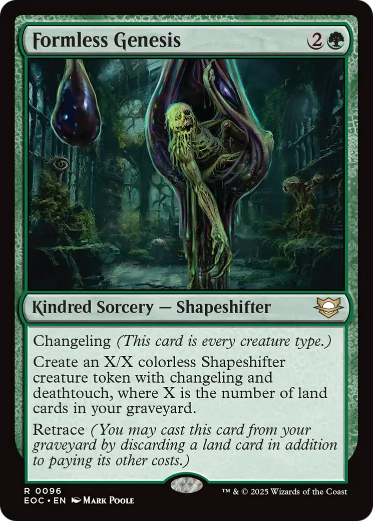 Formless Genesis [Edge of Eternities Commander] | Odin's Place