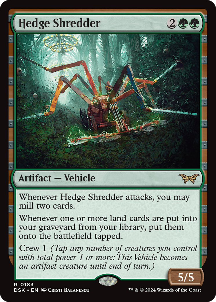 Hedge Shredder [Duskmourn: House of Horror] | Odin's Place