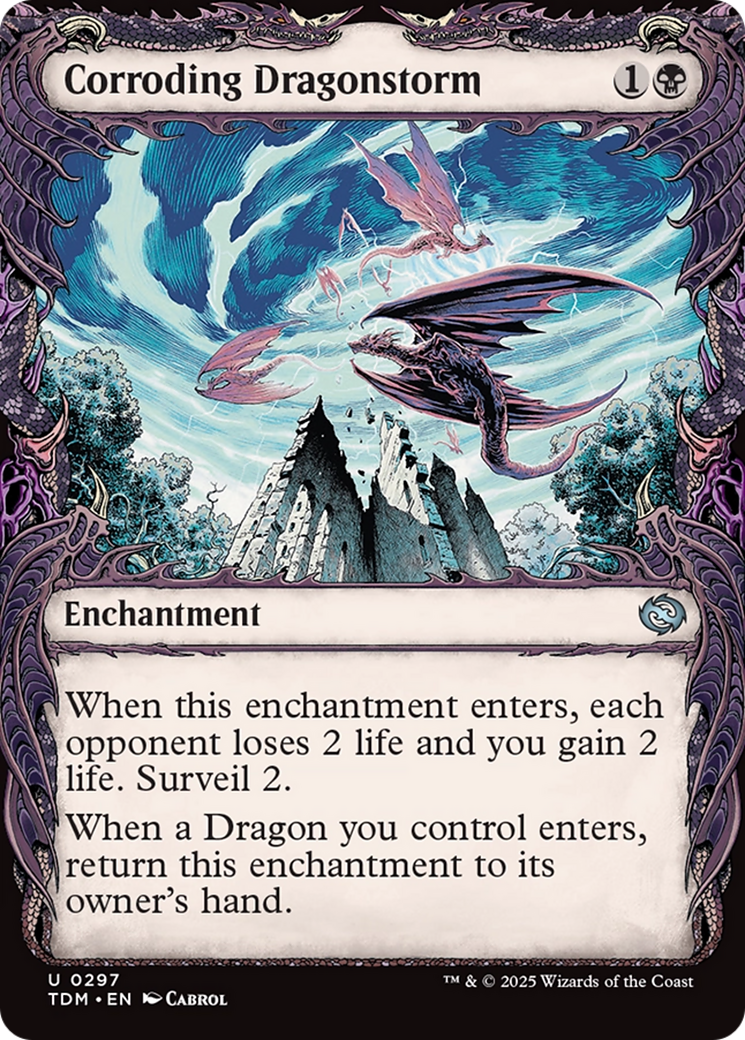Corroding Dragonstorm (Showcase) [Tarkir: Dragonstorm] | Odin's Place