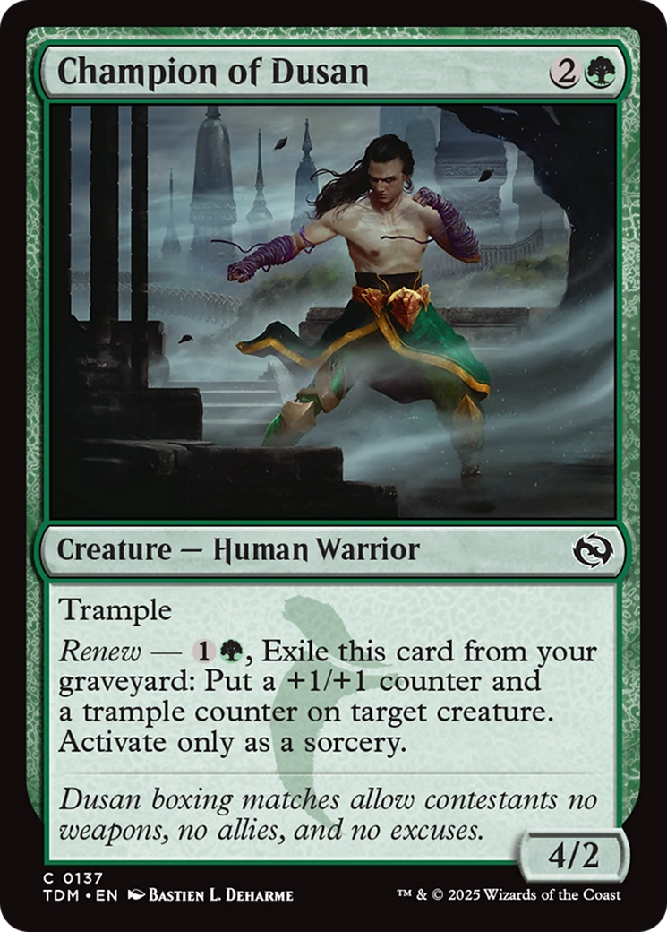 Champion of Dusan [Tarkir: Dragonstorm] | Odin's Place